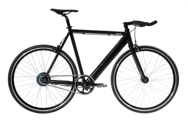 Rennrad mit eingebautem Rückenwind