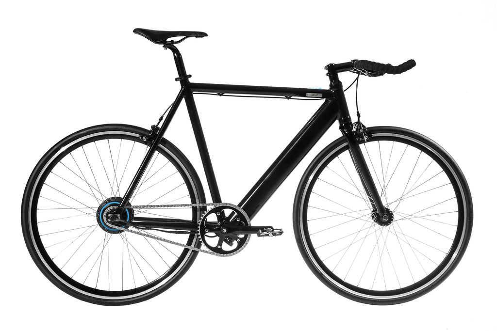 Rennrad mit eingebautem Rückenwind
