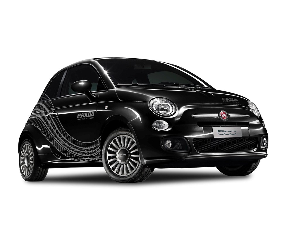 Schwarzfahrer: Fiat 500 im Fulda-Design