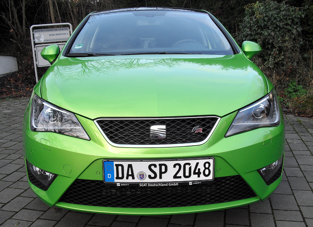 Seat Ibiza SC: Blick auf die Frontpartie. 