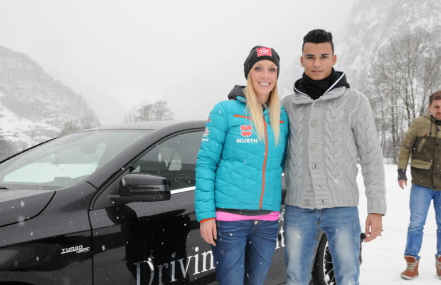 Snowboard-Lehrstunde für Mercedes-Benz DTM-Pilot Pascal Wehrlein