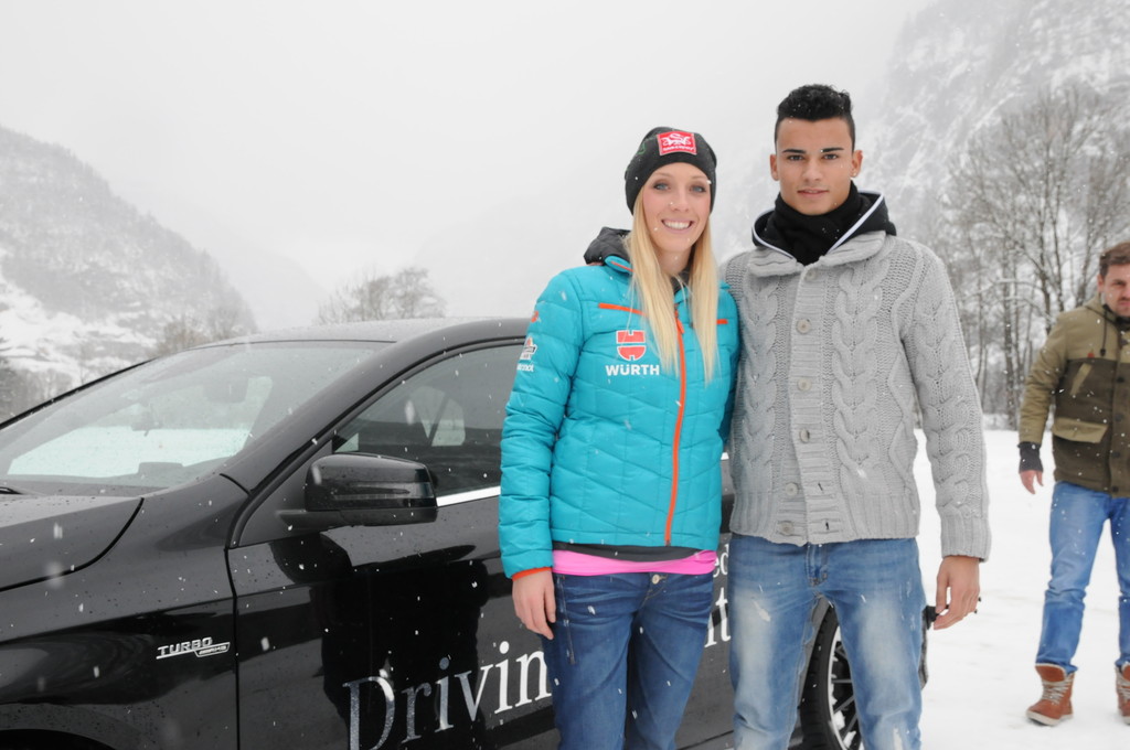 Snowboard-Lehrstunde für Mercedes-Benz DTM-Pilot Pascal Wehrlein