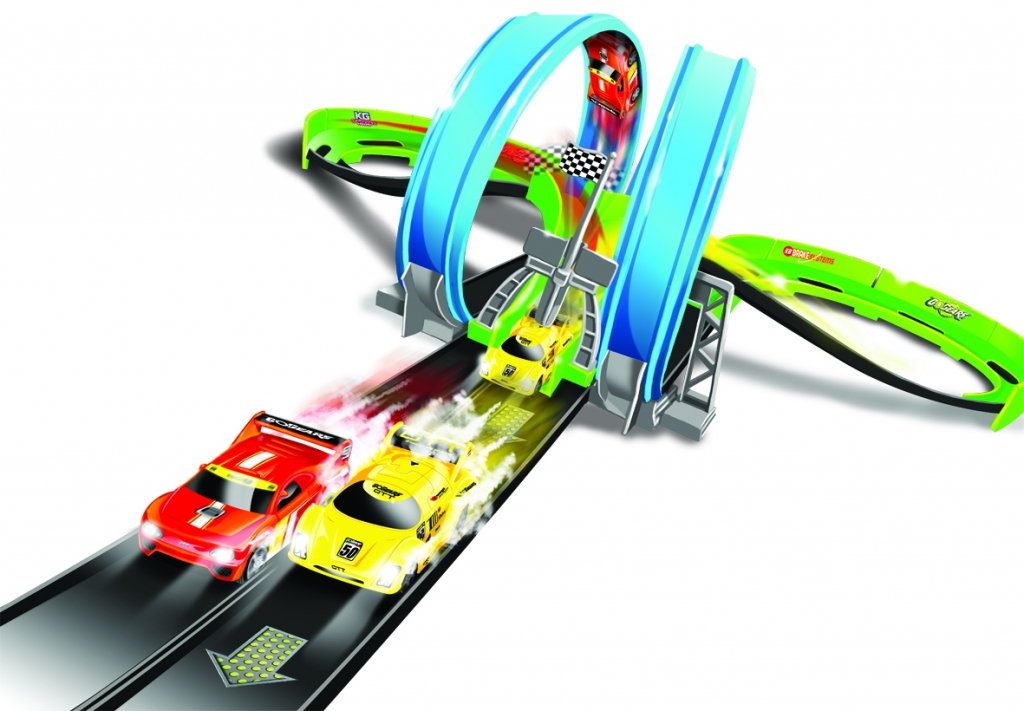 auto.de-Ostergewinnspiel: Dual Daredevil Raceway von Bburago
