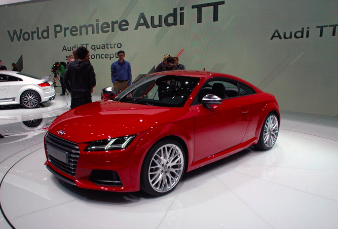 Auch den noch sportlicheren TTS hat Audi in Genf schon gezeigt ... 