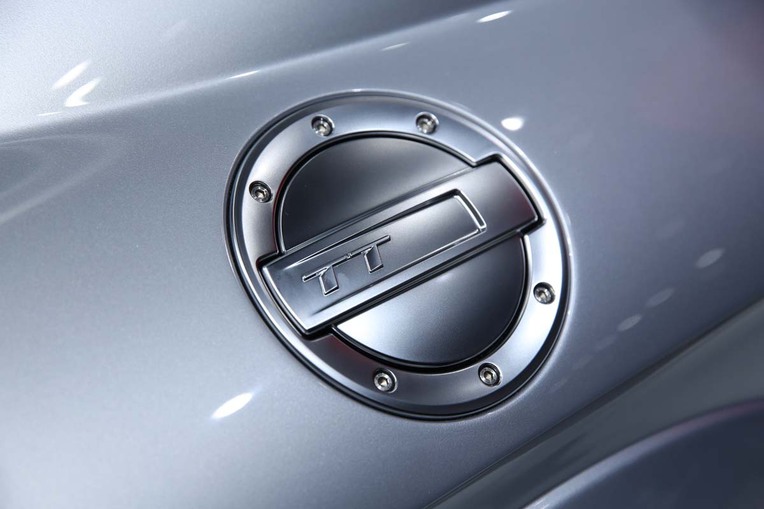 Auch ein Designmerkmal: Tankdeckel des TT-Coupés von Audi. 
