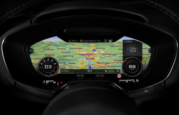 Audi TT mit neuer Display-Technik - Virtueller Durchblick in HD