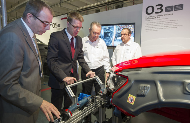 Audi informiert über ergonomisches Arbeiten
