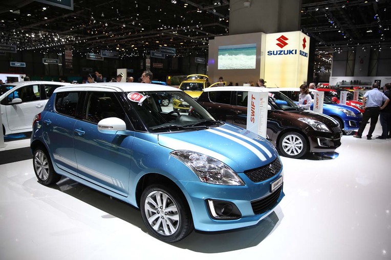 Aus der Sergio-Cellano-Kollektion: Suzuki-Mini Swift 4x4. 