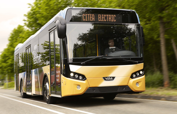 Bus mit Radnabenantrieb geht in Münster auf die Linie