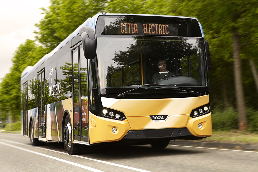 Bus mit Radnabenantrieb geht in Münster auf die Linie