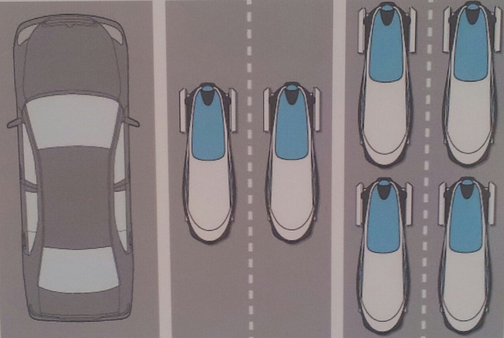 Car-Sharing mit dem Dreirad von Toyota