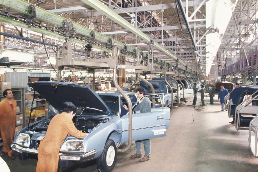 Citroen CX Produktion im Werk Aulnay 1975