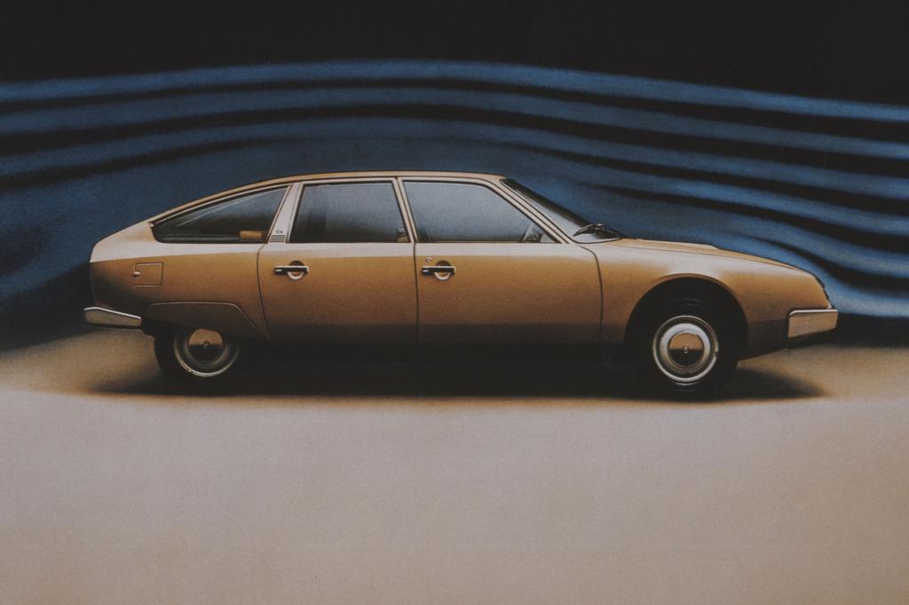 Citroen CX im Windkanal 1974