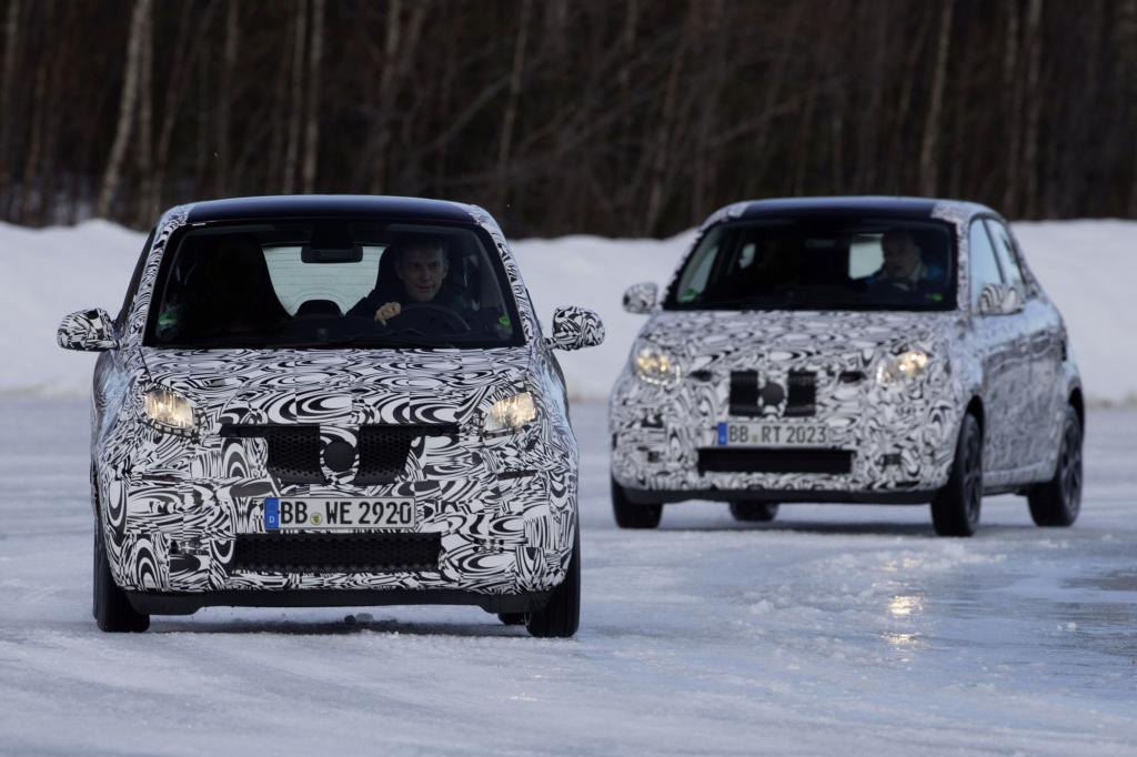 Daimler testet den neuen Smart in Schweden