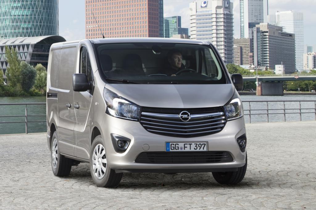 Der Transporter übernimmt Designelemente von Opel-Pkw