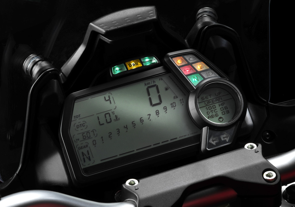 Ducati Multistrada mit serienmäßiger Airbag-Jacke