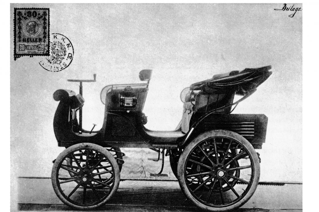Egger Lohner C2 mit Wertmarke 1898