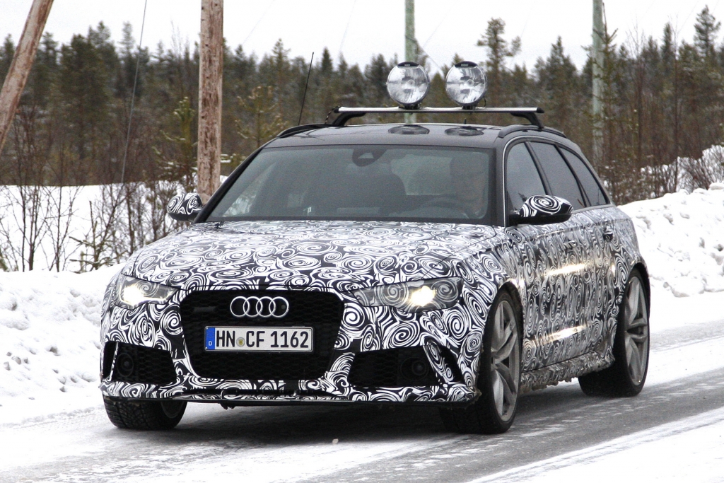 Erwischt: Erlkönig Audi A6 + RS 6 Facelift