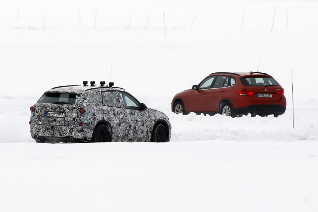 Erwischt: Erlkönig BMW X1 (2015) - Treffen der Generationen