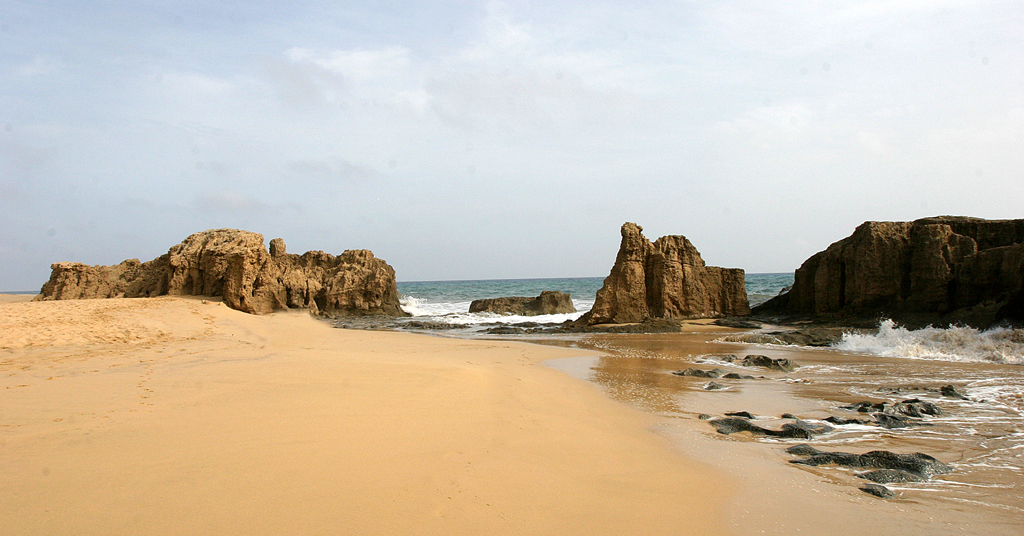 Feiner Sandstrand auf Porto Santo, übersetzt 