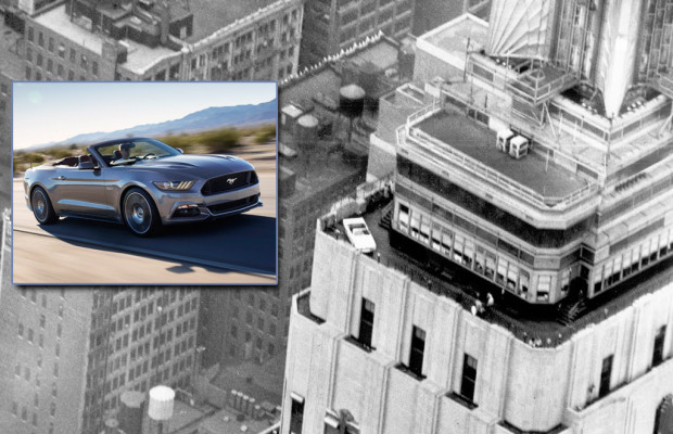 Ford Mustang feiert 50. Geburtstag auf dem Empire State Building