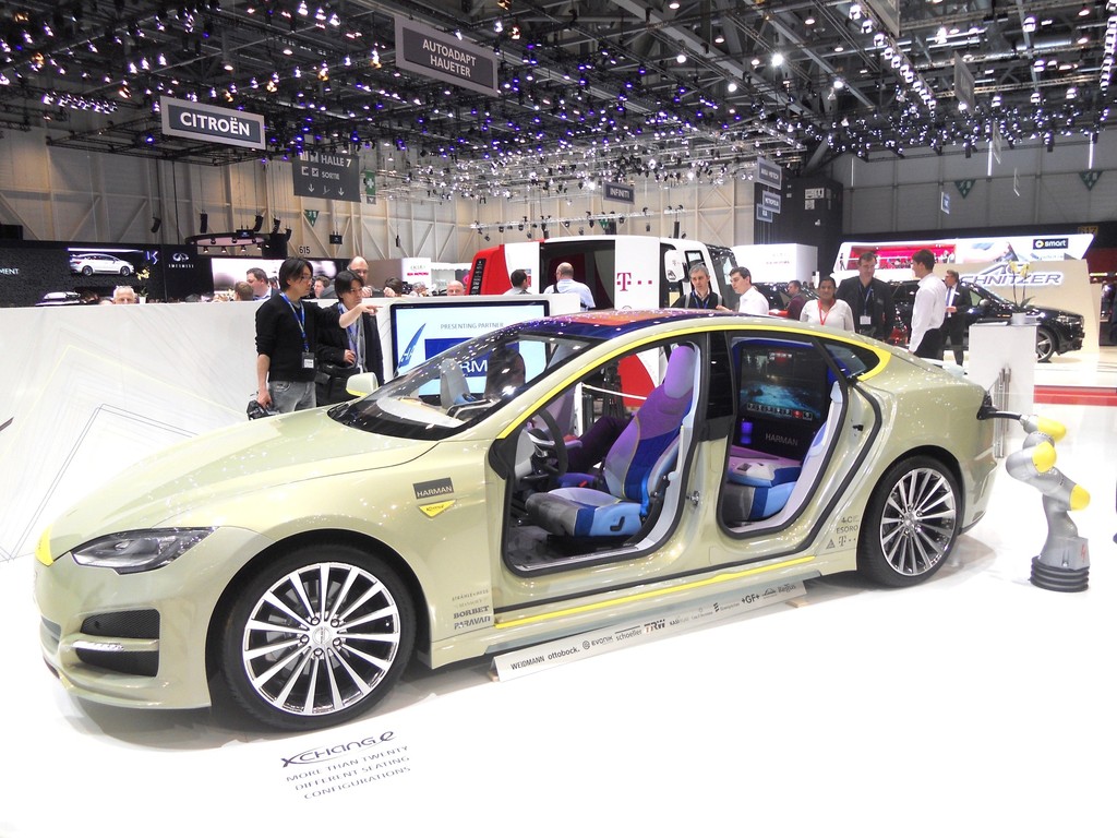 Genf 2014: Rinspeed hebt am Boden ab