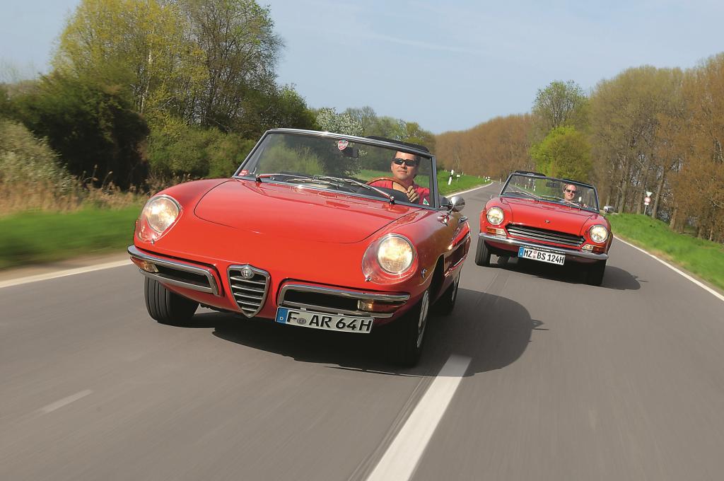 Italienische Verführer: Alfa Spider und Fiat Spider