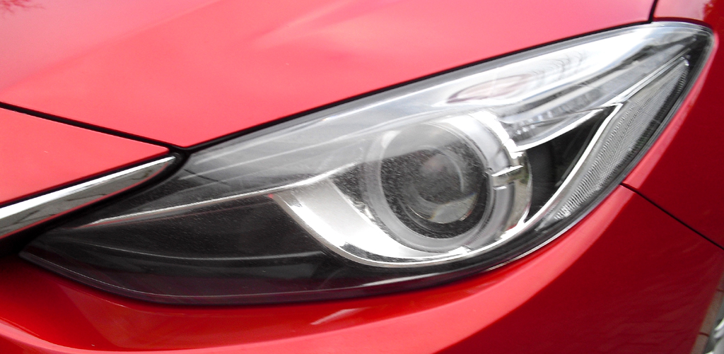 Mazda3: Moderne Leuchteinheit vorn.