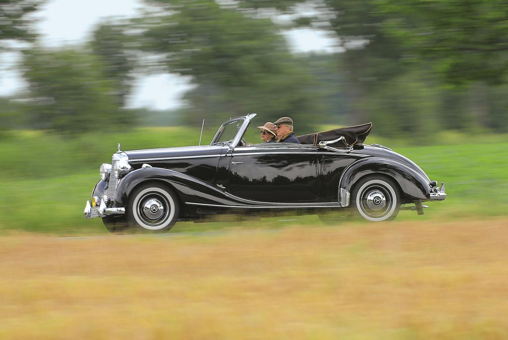 Mit dem 170 S Cabriolet A bot Mercedes-Benz bereits 1949 einen flotten Zweisitzer an 