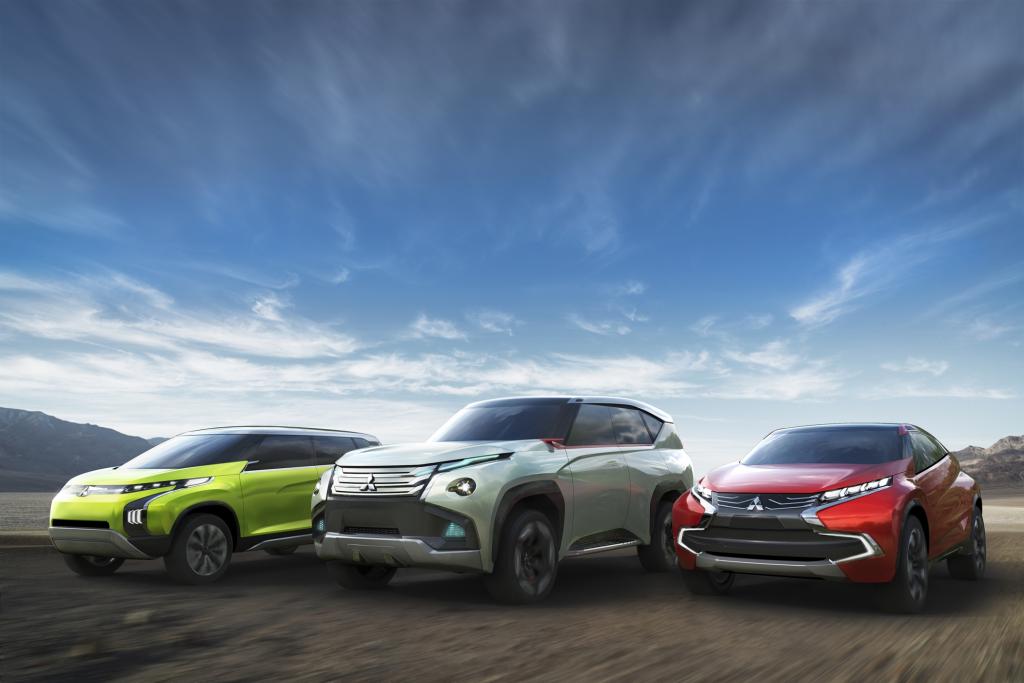Mitsubishi zeigt sein Studien-Trio aus Tokio nun auch in Genf