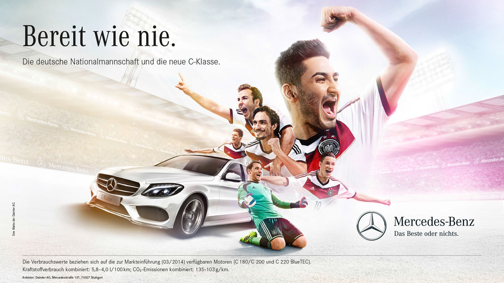 Nationalmannschaft setzt C-Klasse in Szene