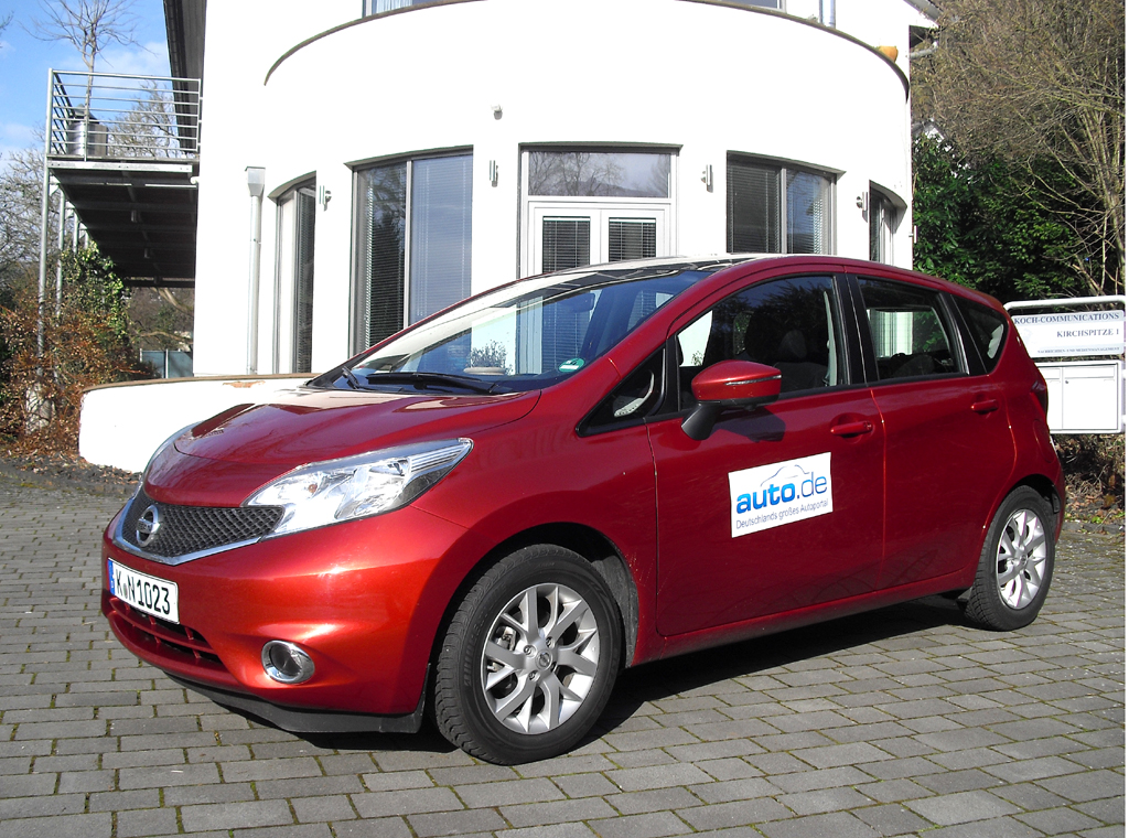 Nissan Note, hier als Acenta-Basisbenziner mit 59/80 kW/PS. 