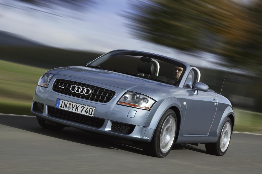 Noch heute sind die Formen der bis 2006 gebauten ersten Generation des Audi TT zeitlos schön - Foto: Audi