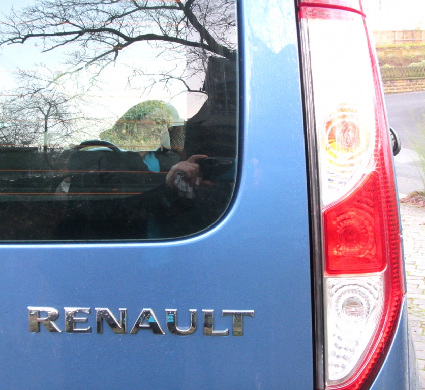 Renault Kangoo: Blick auf die Heckpartie.