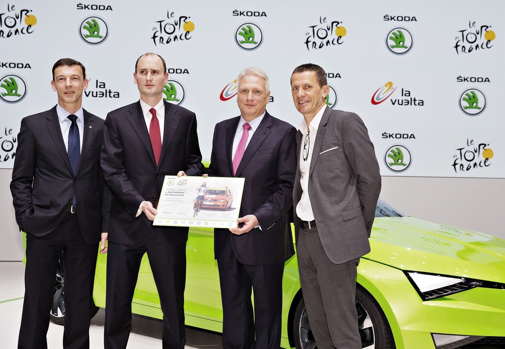 Skoda bis 2018 Partner der Tour de France