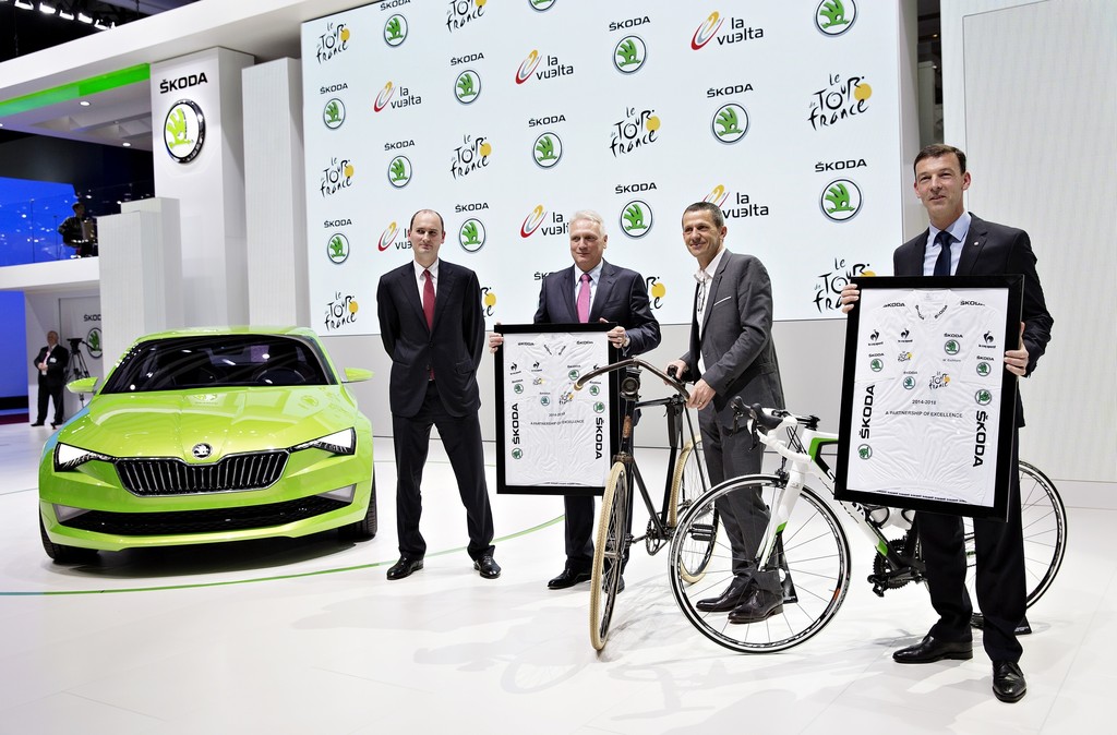 Skoda bis 2018 Partner der Tour de France