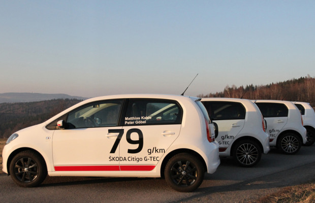 Skoda schickt vier Citigo G-Tec zur alternativen Monte