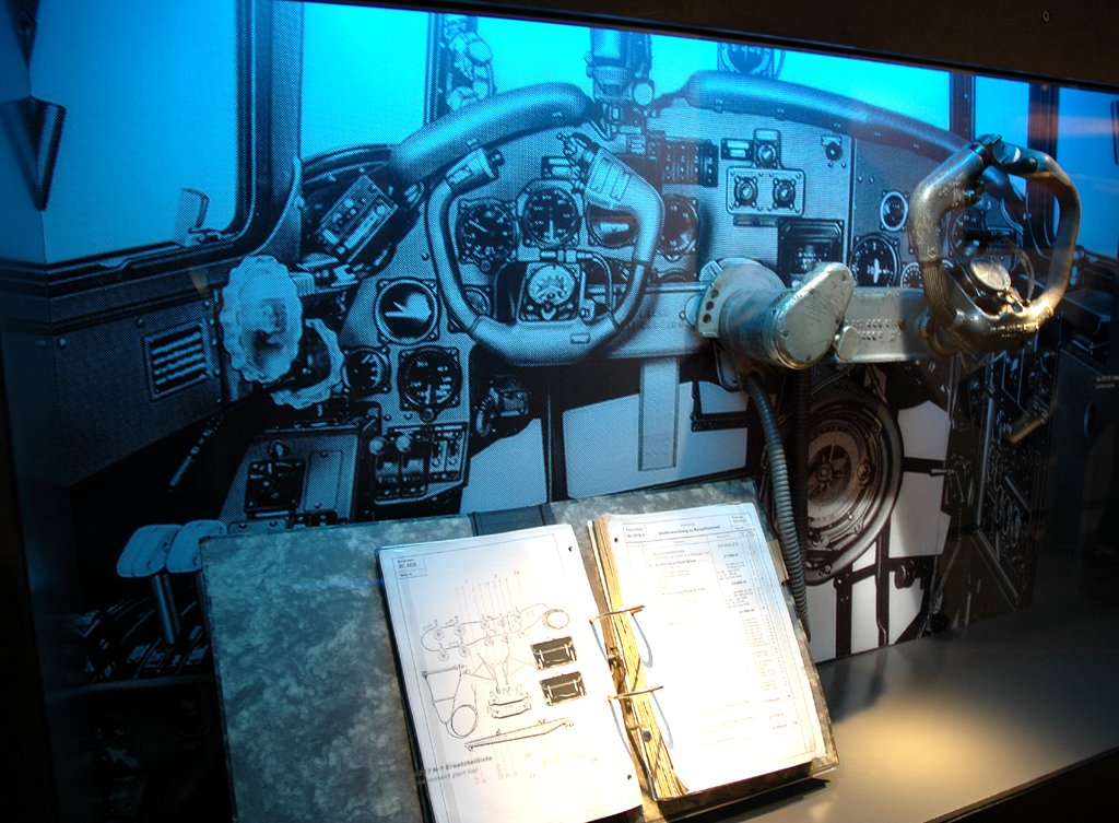 So sah es damals im Cockpit aus. 