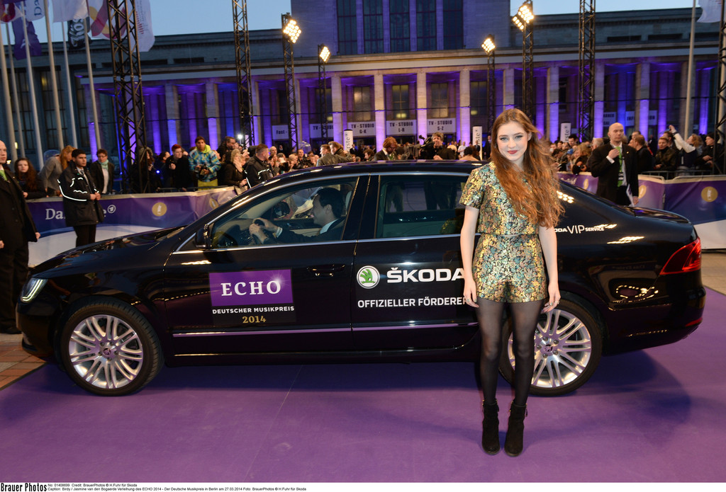 Stars fuhren im Skoda zum Echo