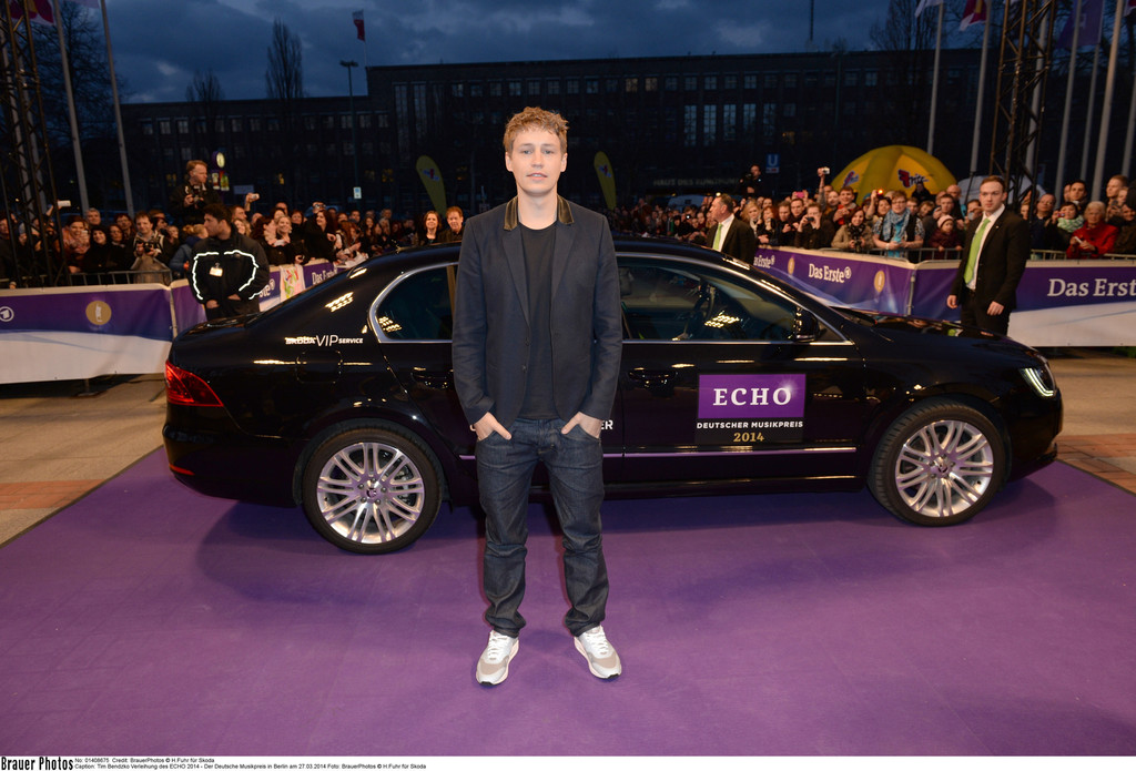 Stars fuhren im Skoda zum Echo