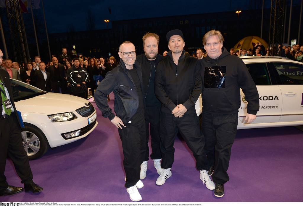 Stars fuhren im Skoda zum Echo