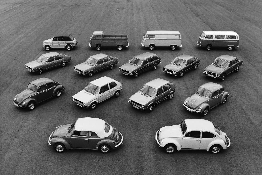 Volkswagen Modellprogramm 1975
