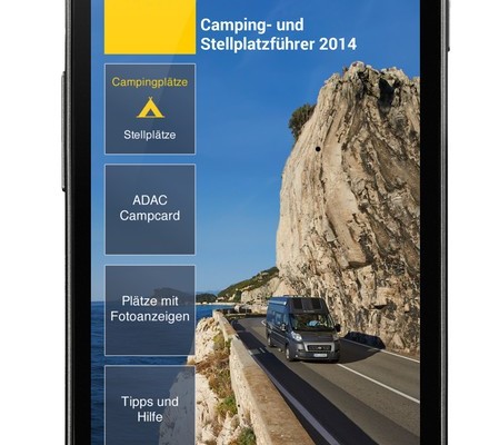 App-Version des ADAC Camping- und Stellplatzführer 2014 verfügbar