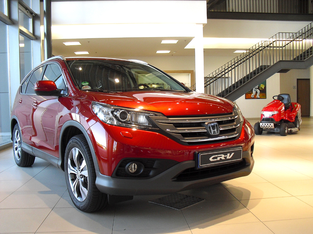 Auch das Kompakt-SUV-Modell CR-V hat den kleineren 1,6-Liter-Diesel unter der Haube. 