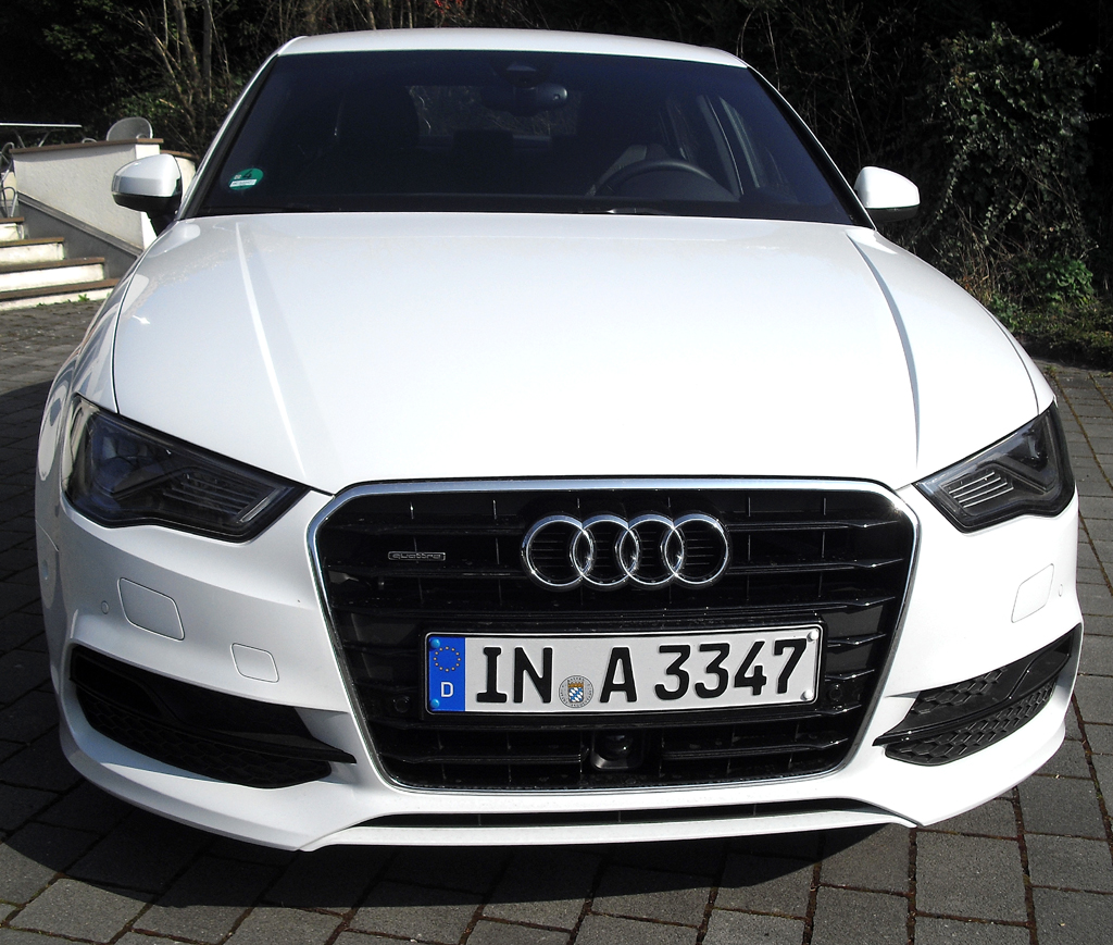 Audi A3: Blick auf die Frontpartie. 