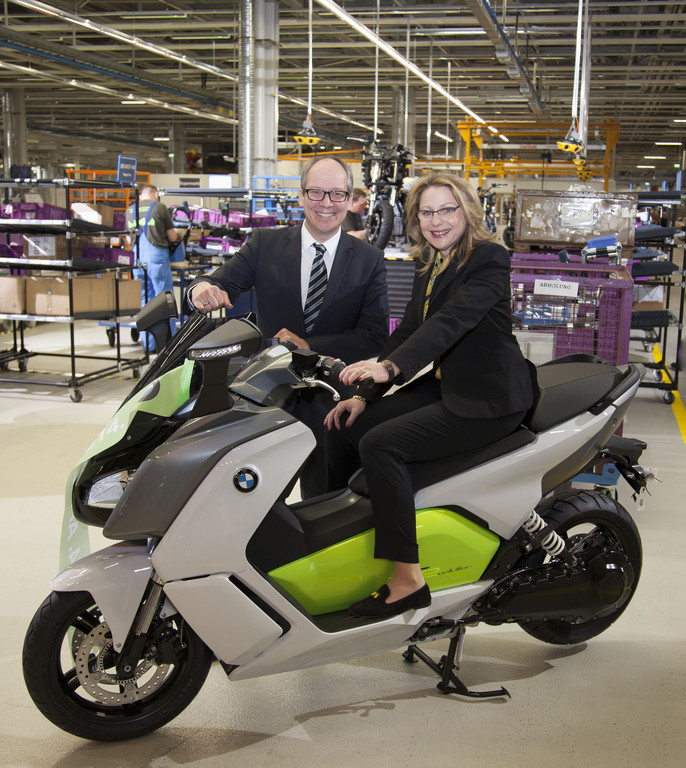 BMW startet Produktion des Elektrollers C Evolution