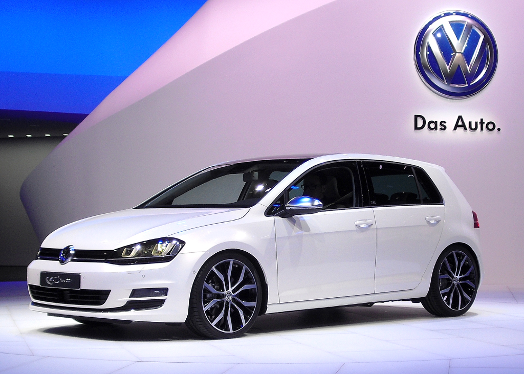 Das (Jubiläums-)Auto: Golf-40-Edition, noch als Konzeptauto. 
