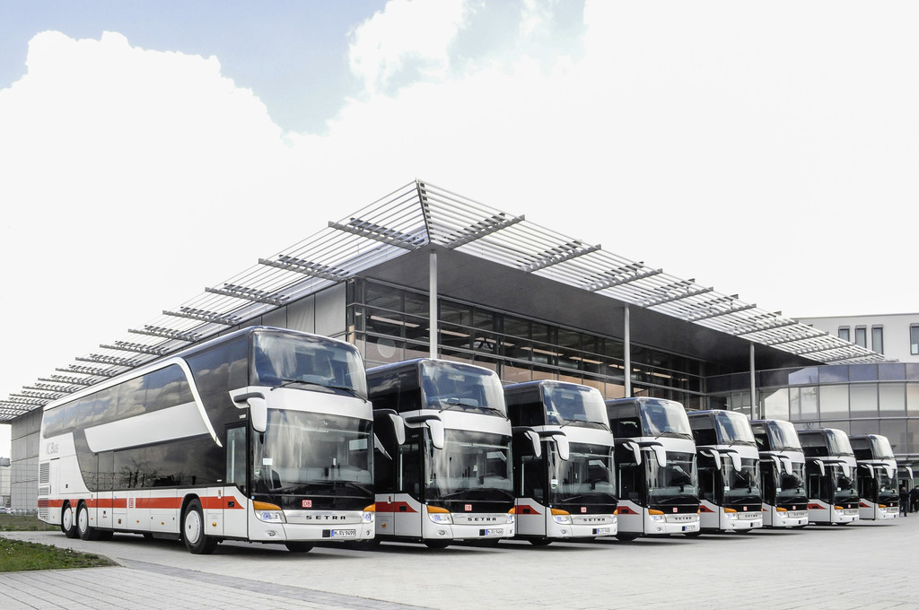 Deutsche Bahn erweitert Flotte mit Setra Doppelstockbussen