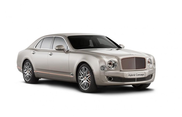 Ein Bentley an der Steckdose