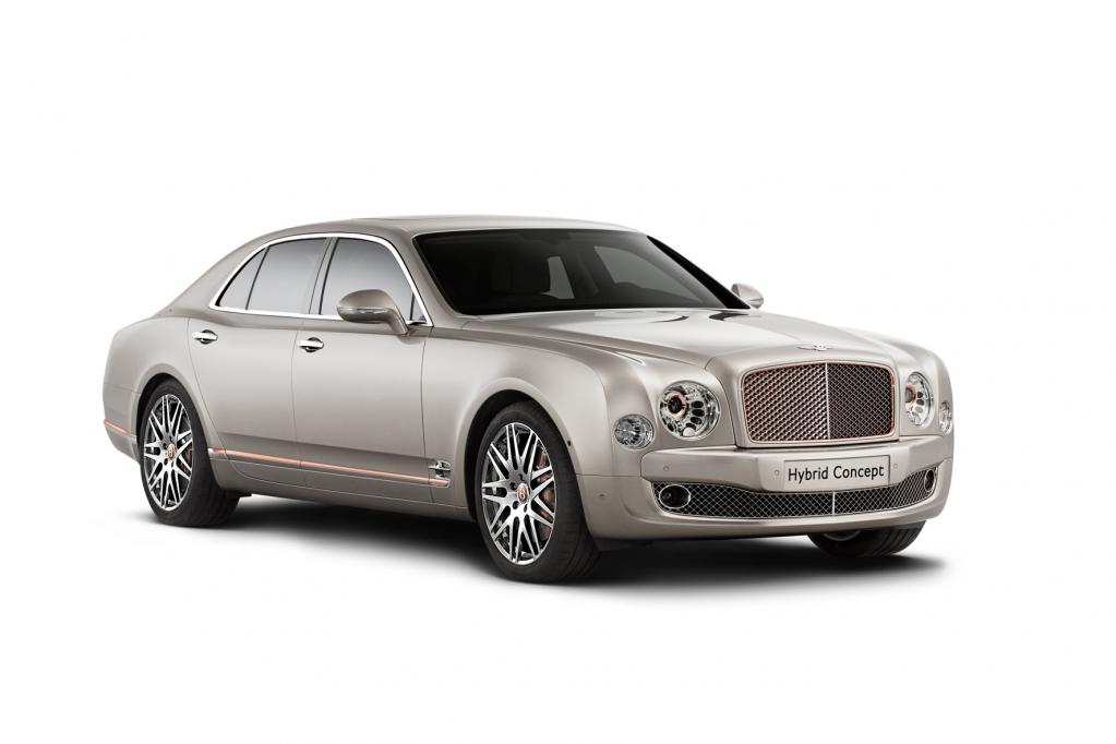 Ein Bentley an der Steckdose